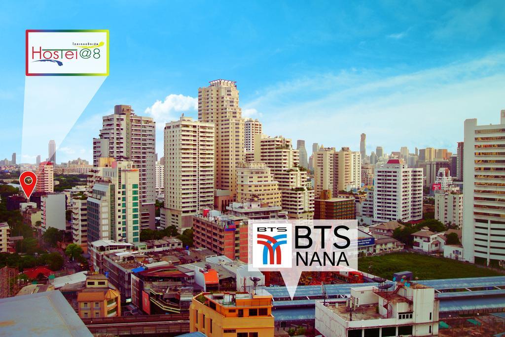 Hostel 8 Sukhumvit Soi 8 Bangkok Eksteriør bilde